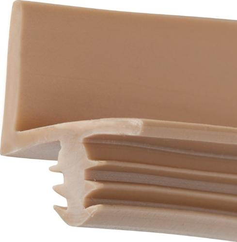 ELLEN Türanschlagdichtung L 2755 DIY Länge 5 m zum Einfräsen TPE blank weiß