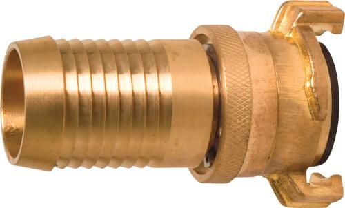 PROFEC Saug- und Hochdruckkupplung Messing Schlauchgröße 25 mm