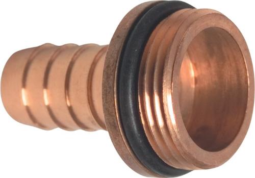 PROFEC Schlauchtülle Messing Schlauchgröße 25 mm Außengewinde 1 ″ O-Ring