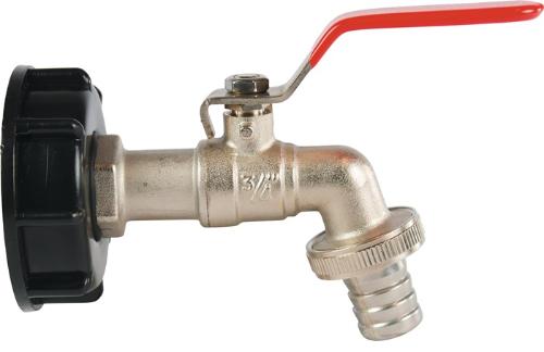 PROFEC Kugelauslaufhahn Messing/PVC IG 2 ″ Nenngröße 19 mm Nenngröße 3/4 ″