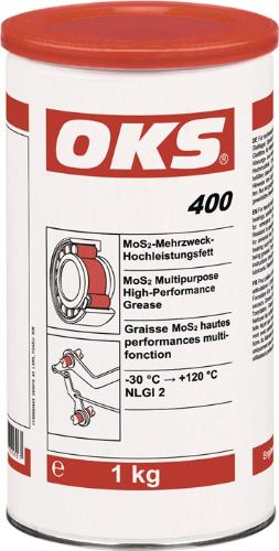 OKS MoS² -Mehrzweck-Hochleistungsfett 400 schwarz 1 kg