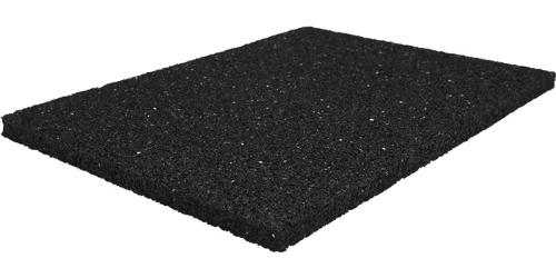 Rubberselect Bautenschutzmatte Breite 1,25 m Länge 10 m Dicke 6 mm schwarz Granulatgummi ohne Gewebeeinlage