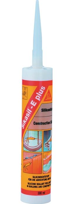 Sika Silicondichtstoff SIL E plus schwarz 300 ml