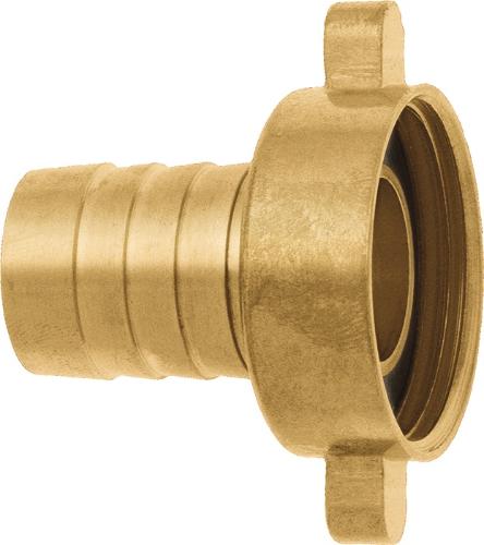GEKA 2/3-Schlauchverschraubung Messing Schlauchgröße 19 mm Innengewinde 1 ″