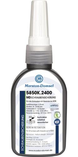 MARSTON Schraubensicherung MD-5850K.2400 50 g mittelfest hochviskos blau NSF S6