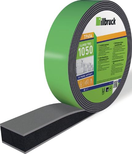 ILLBRUCK Multifunktionsdichtband TP654 illmod TRIO 1050 77/6-15 BmmxHmmxL11,5m anthrazit