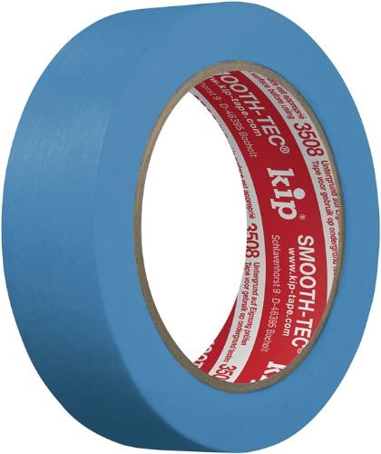 Kip Glattkreppband 3508 SMOOTH-TEC® glatt blau Länge 50 m Breite 30 mm