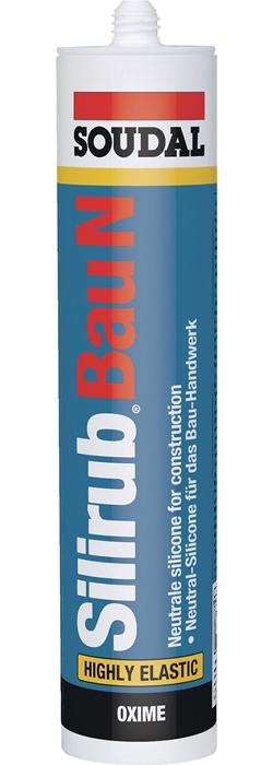 SOUDAL Silikondichtstoff Silirub Bau N schwarz 300 ml