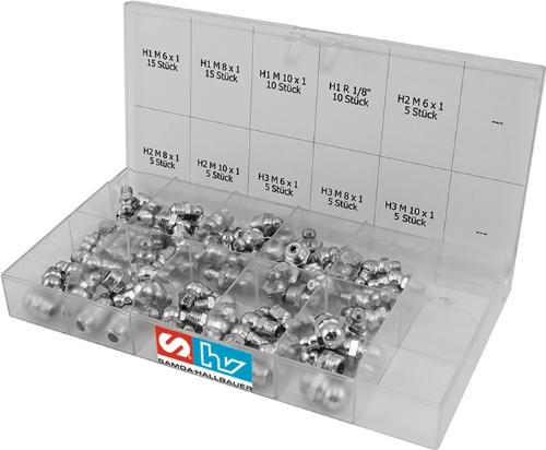 SAMOA HALLBAUER Schmiernippelsortiment 80-teilig