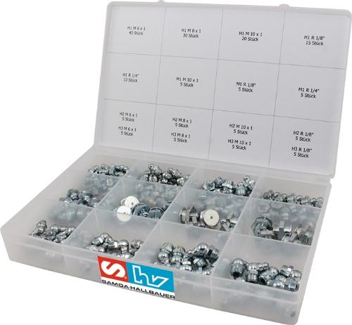 SAMOA HALLBAUER Schmiernippelsortiment 170-teilig