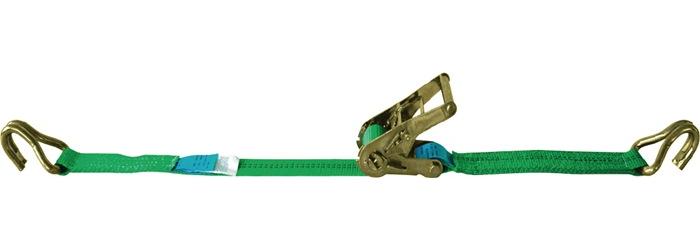 Dolezych Zurrgurt DIN EN 12195-2 Länge 8 m Breite 35 mm mit Ratsche + Spitzhaken LC U 2000 daN