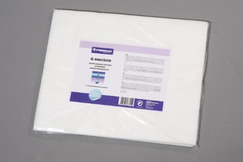 PROMAT CHEMICALS Ölbindetücher Länge 40 cm Breite 50 cm Stärke 0,5 cm 10 x 20 Tücher