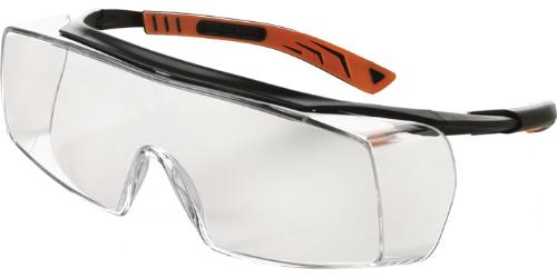 UNIVET Schutzbrille 5X7010000 EN 166, EN 170 FT K Bügel schwarz, Scheibe klar Polycarbonat