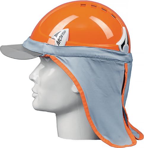 Artilux Nackenschutz SUNITY SUNCOOL 2 Größe universal orange-grau hautfreundlicher Stoff