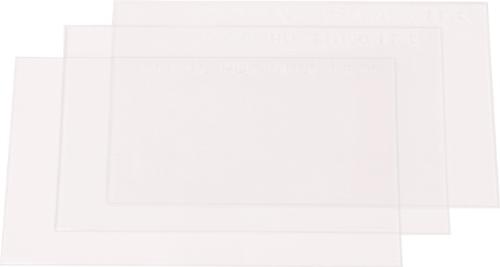 JAS – WELDING Vorsatzscheibe Weldmaster® Wide innen, 5er Set f. 4000 370 490 60 x 120 mm