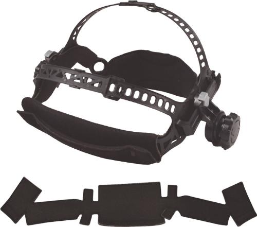 JAS – WELDING Kopfband Weldmaster Wide² inklusive Stirnschweißband schwarz/grau