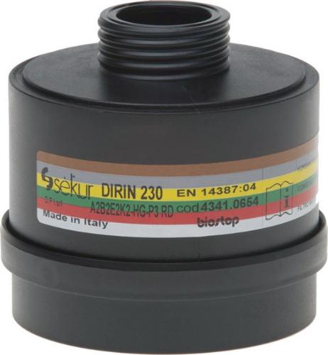 EKASTU Mehrbereichskombifilter DIRIN 230 EN 14387 A2 B2 E2 K2 Hg-P3 f.4000 370 800/4000 370 801/4000 370 829