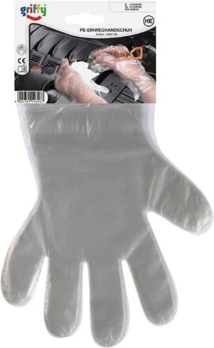 Leipold + Döhle Einweghandschuhe Größe 10 transparent Polyethylen PSA-Kategorie I