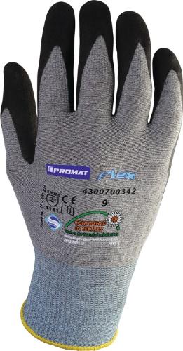 PROMAT Handschuhe Flex N Größe 8 grau/schwarz EN 388 PSA-Kategorie II