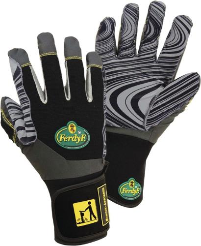 Leipold + Döhle Vibrationsschutzhandschuhe Schock Absorber Größe XL schwarz/grau EN 388, EN ISO 10819 PSA-Kategorie II