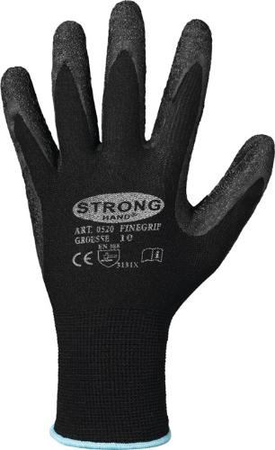 STRONGHAND Handschuhe Finegrip Größe 8 schwarz EN 388 PSA-Kategorie II