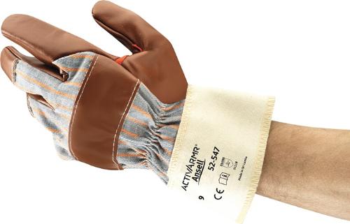 Ansell Handschuhe ActivArmr® 52-547 Größe 10 braun Baumwoll-Jersey mit Nitril EN 388 PSA-Kategorie II