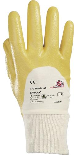 Honeywell Handschuhe Sahara 100 Größe 7 gelb BW-Trikot m.Nitril EN 388 PSA-Kategorie II