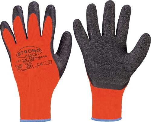 STRONGHAND Kälteschutzhandschuhe Rasmussen Größe 10 orange/schwarz EN 388, EN 511 PSA-Kategorie II