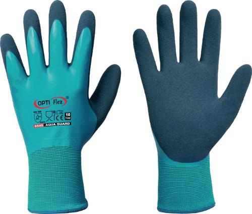 OPTIFLEX Handschuhe Aqua Guard Größe 8 blau EN 388 PSA-Kategorie II