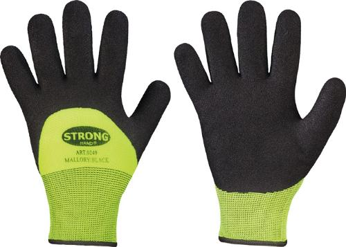 STRONGHAND Kälteschutzhandschuhe Mallory/Black Größe 11 schwarz/gelb EN 388, EN 511 PSA-Kategorie II