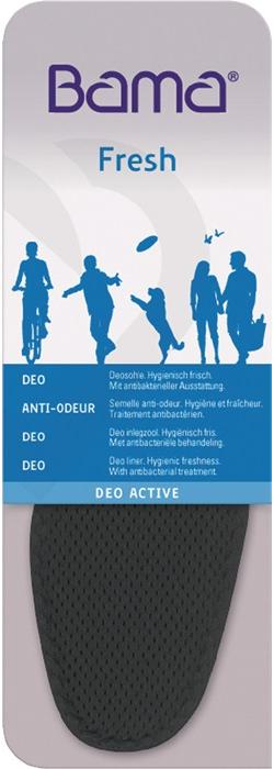 BAMA Einlegesohle Deo Active Größe 46 schwarz hygienisch