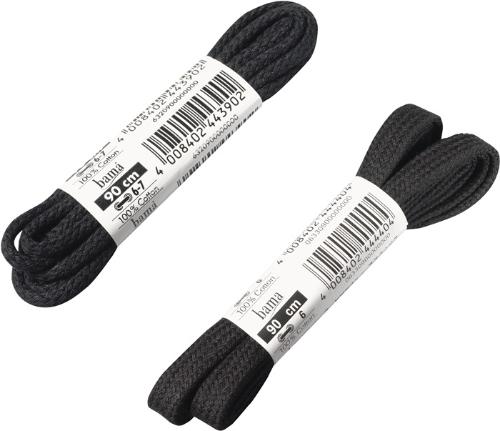 BAMA Schnürsenkel schwarz 120 cm Flachsenkel