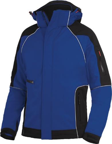 FHB Softshelljacke WALTER Größe L royal/schwarz