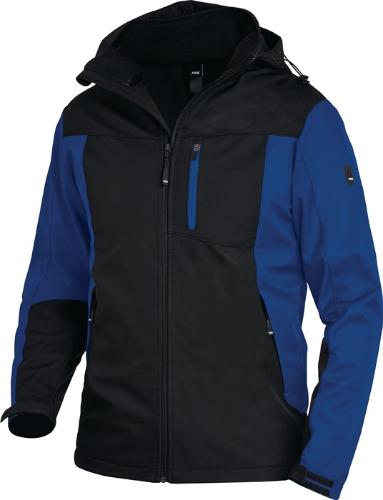 FHB Softshelljacke JANNIK Größe M royal/schwarz