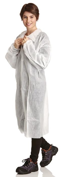 DS SafetyWear Einwegkittel Größe L weiß