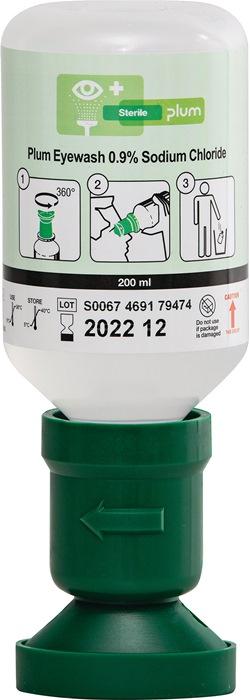 plum Augenspülflasche 200 ml 3 Jahre (ungeöffnete Flasche) DIN EN15154-4