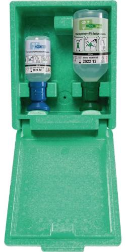 plum Augennotfallstation 1x200 ml pH Neutral,1x0,5l Augenspülung