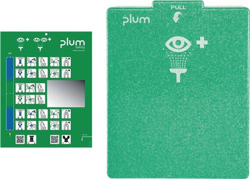 plum Wandbox unbefüllt Polystyrol inkl. Befestigungsmaterial, Spiegel