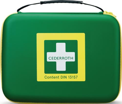 CEDERROTH Erste-Hilfe-Tasche B310xH247xT80ca.mm grün