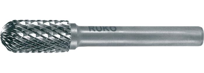 RUKO Frässtift WRC Ø 8 mm Kopflänge 16 mm Schaft-Ø 6 mm Hartmetall Blank Verzahnung KVZ 4