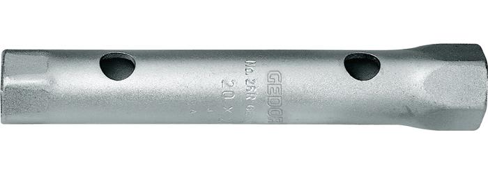 GEDORE Rohrsteckschlüssel 26 R Schlüsselweite 32 x 36 mm Länge 215 mm Bohrungs-Ø 18,5 mm verchromt