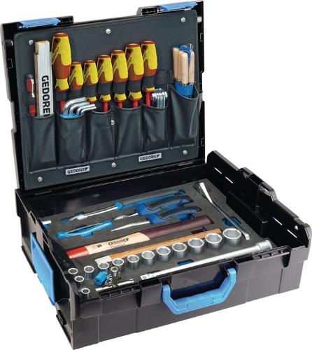 GEDORE Werkzeugsortiment 1100-01 58-teilig allgemeines Handwerk L-Boxx