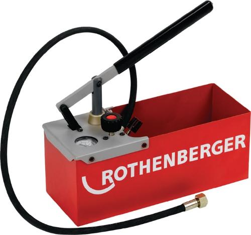 ROTHENBERGER Prüfpumpe TP 25 manuell 0 - 25 bar R 1/2 ″ Saugvolumen pro Hub ca. 16 ml
