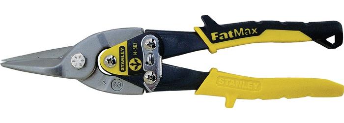 STANLEY Blechschere MAXSTEEL® Länge 250 mm gerade Blech max. 1,2 mm Edelstahl max. 0,7 mm