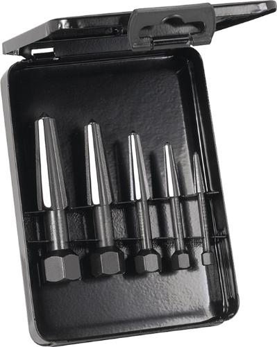 RENNSTEIG Schraubenausdrehersatz M5-M20 5-teilig Nenngröße 1,2,3,4,5