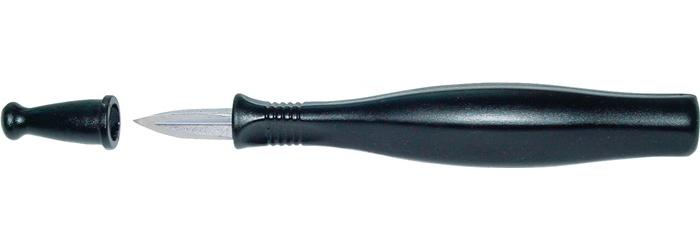 RENNSTEIG Feinschaber PROFILIT Klingenlänge 25 mm Dreikant 8 mm Kunststoffgriff
