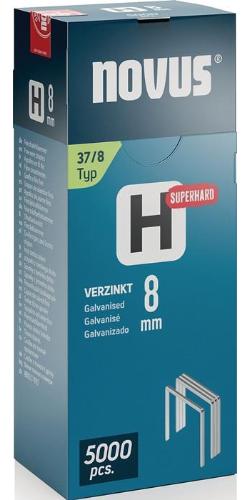 NOVUS Feindrahtklammer H Typ 37 Klammerbreite 10,6 mm 8 mm 0,75 mm superhart