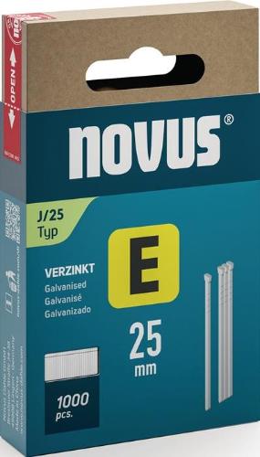 NOVUS Nägel E Typ J Länge 25 mm Drahtbreite 1,2 mm mit Kopf