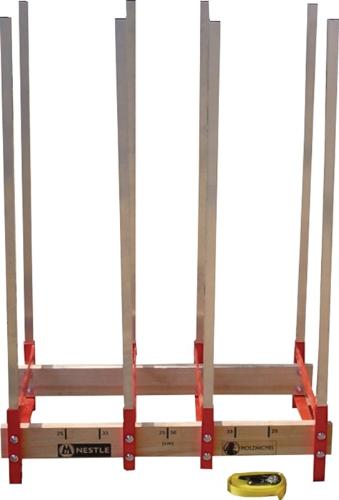 NESTLE Sägebock Holzmichel Breite 820 x Höhe 1130 x Tiefe 465 mm Alu / Holz
