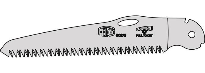 FELCO Ersatzsägeblatt 602/3 Blattlänge 160 mm